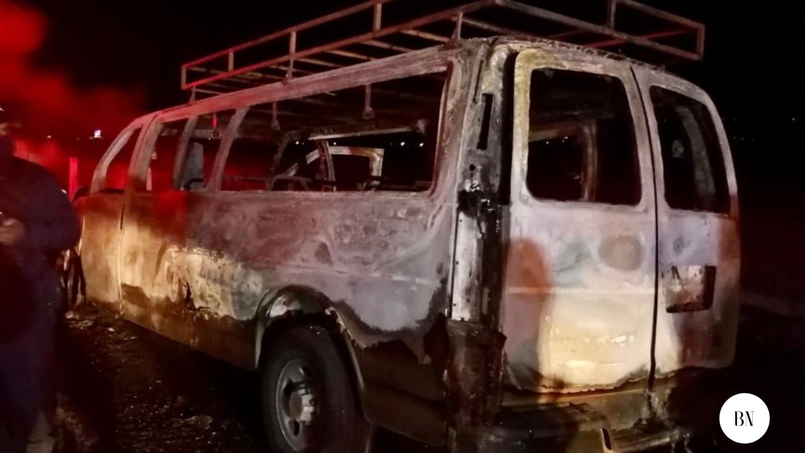 Se quemó camioneta en  la Toluca-Atlacomulco
